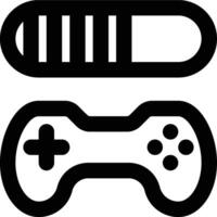 Game Load, Game Loading, Game Outline Icon vector