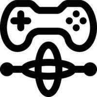 Gyroscope, Game, Gaming Outline Icon vector