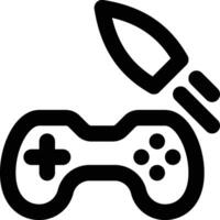 Game Performance, Gaming Performance, Game Outline Icon vector