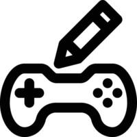 Game Design, Game Development, Planning Outline Icon vector