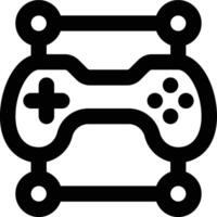 Game Environment, Game Ecosystem, Game Platform Outline Icon vector