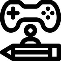 Game Designer, Game Creator, Game Developer Outline Icon vector