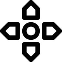 Game Buttons, Game, Gaming Outline Icon vector