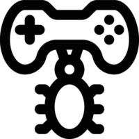 Game Bug, Game Development, Bugs Outline Icon vector