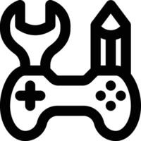 Game Development, Kit, Game Outline Icon vector