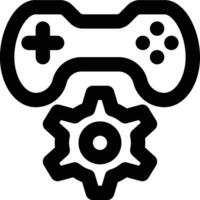 Game Development, Game Engine, Game Engineering Outline Icon vector