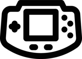 Gameboy, Game Boy, Game Console Outline Icon vector
