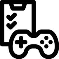 Game Development, Project, Planning Outline Icon vector