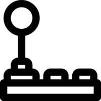 Joystick, Joy Stick, Joypad Outline Icon vector