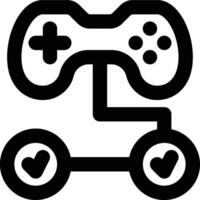 Game Level, Game, Game Outline Icon vector