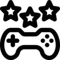 Best Game, Game Rating, Games Outline Icon vector