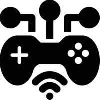 Internet Of Things, IOT, Game Glyph Solid Icon vector