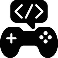Game Programming, Game, Gaming Glyph Solid Icon vector