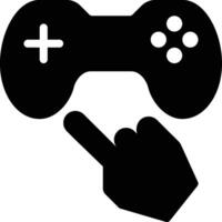 Touch Game, Gaming, Game Development Glyph Solid Icon vector