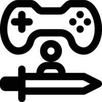 Role Playing, Game, RPG Outline Icon vector