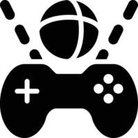 Augmented Reality, Virtual Reality, Game Glyph Solid Icon vector