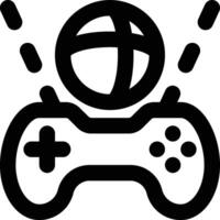 Augmented Reality, Virtual Reality, Game Outline Icon vector
