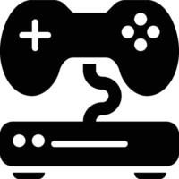 Game Console, Game Device, Game Glyph Solid Icon vector