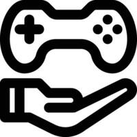 Game Support, Game, Service Outline Icon vector