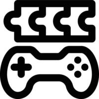 Puzzle Game, Game, Guess Outline Icon vector