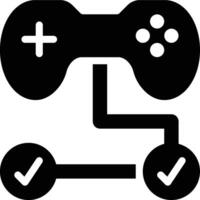 Game Level, Game, Game Glyph Solid Icon vector