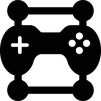 Game Environment, Game Ecosystem, Game Platform Glyph Solid Icon vector