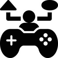Game Experience, Gaming Experience, Game Glyph Solid Icon vector