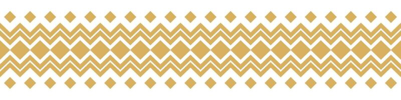 Artistic Abstract Ethnic Style with Gold Geometric Aztec Border Detail. vector