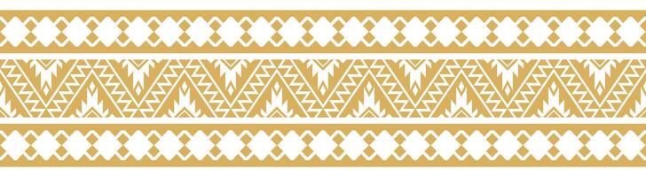 Decorative Abstract Background with Ethnic Gold Geometric Aztec Border. vector