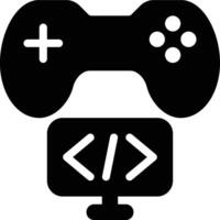 Game Development, Game, Programming Glyph Solid Icon vector