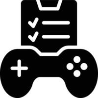 Game Development, Project, Planning Glyph Solid Icon vector