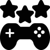 Best Game, Game Rating, Games Glyph Solid Icon vector