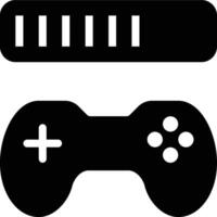 Game Load, Game Loading, Game Glyph Solid Icon vector