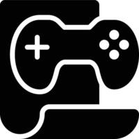 Game Blueprint, Game Development, Blueprint Glyph Solid Icon vector