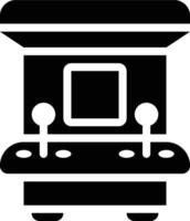 Arcade Game, Arcade Machine, Game Machine Glyph Solid Icon vector