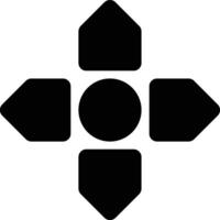 Game Buttons, Game, Gaming Glyph Solid Icon vector