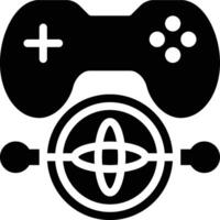 Gyroscope, Game, Gaming Glyph Solid Icon vector