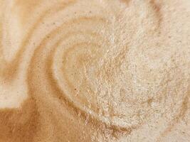 Coffee foam for background. Coffee foam texture. photo