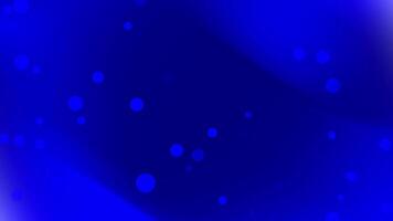 Dark black and blue gradient background with soft and subtle particle waves video