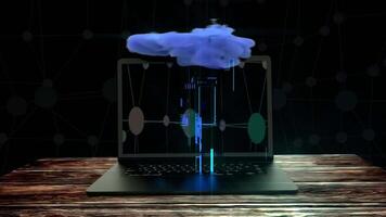 Cloud Computing Abstract Technology Animated video