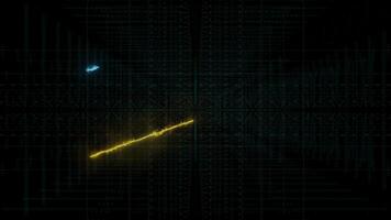 4K Graph Up Statistical Analysis Animated video