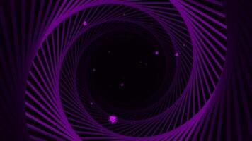 Looping Animation of a Purple Spiral Background with Forward-Moving Camera video