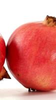 background Pomegranate front view cut in half video