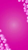 glowing frame element isolated valentines background design video