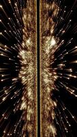 Particles gold glitter bokeh award dust abstract background loop texture video