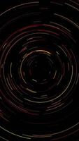 dynamic Black background with dynamic red and yellow Circles moving and shifting video