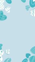 isolated valentines background design glowing frame element video