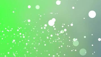 Soft gradient bokeh lights glowing in green and teal hues. Festive design concept video