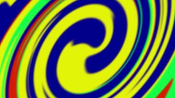 Vibrant spiral pattern creates dynamic abstract artwork visually striking. Abstract art concept video