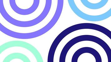 A background with many circles in different colors vector